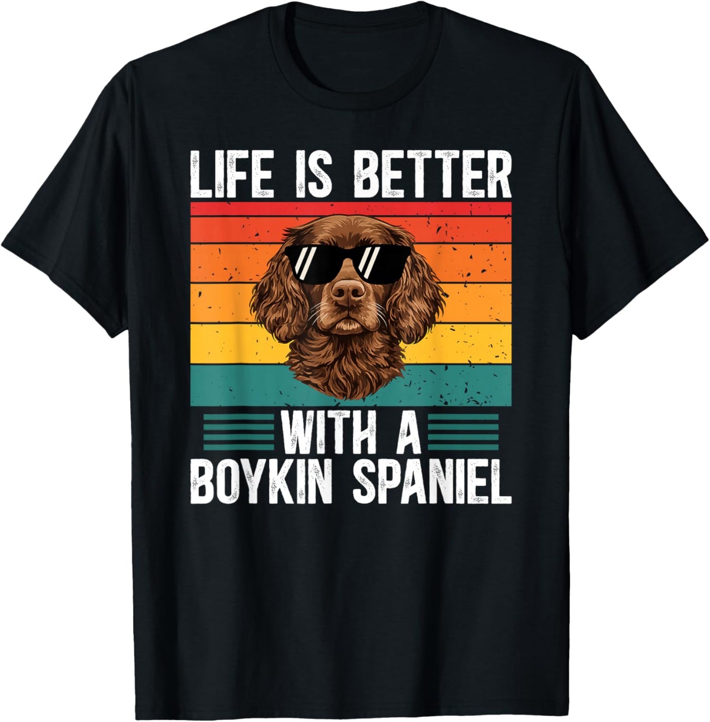 Boykin Spaniel Dog Boykin Spaniel Owner Boykin Spaniel Lover T-Shirt - T-Shirt | Black