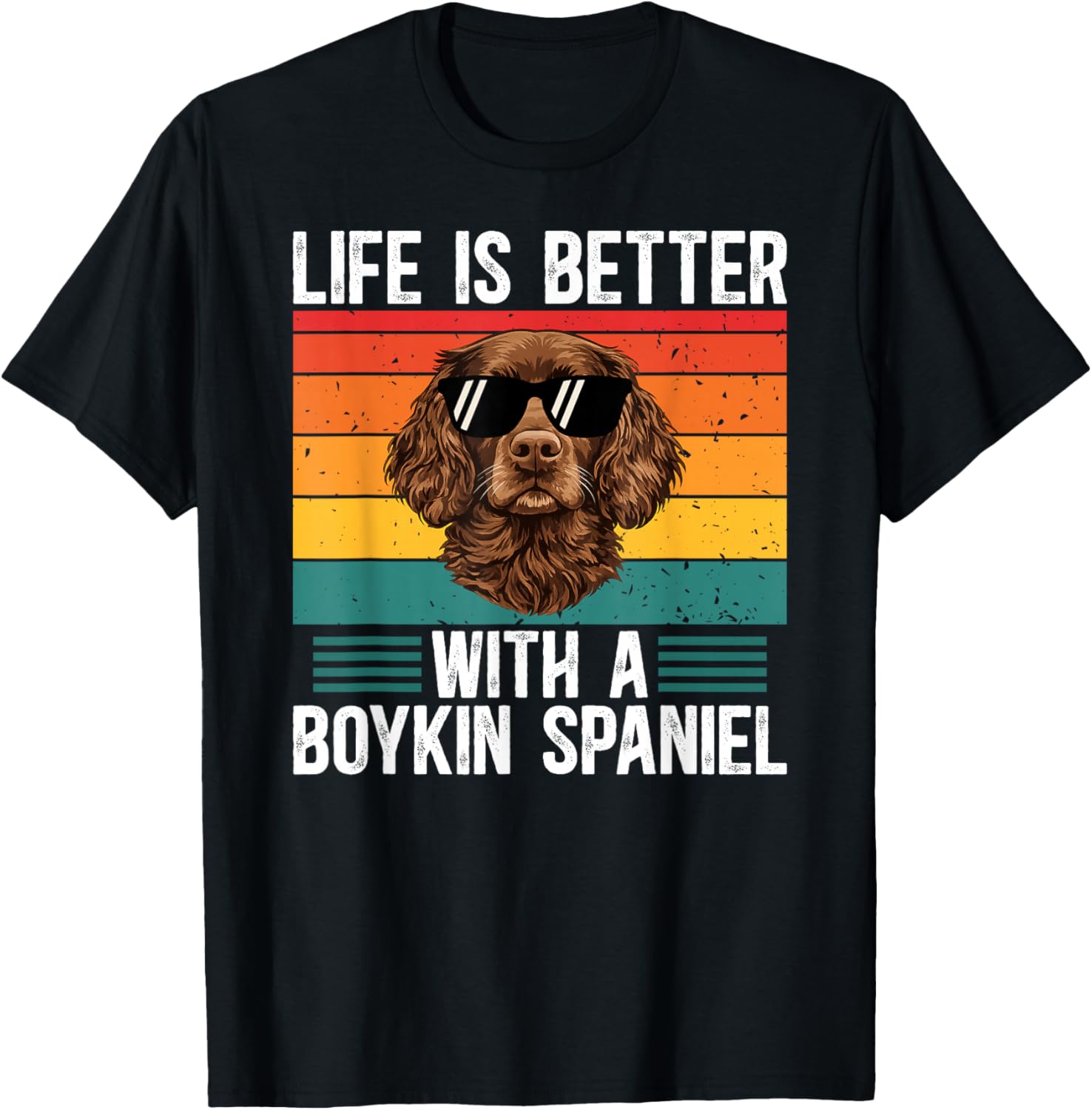 Boykin Spaniel Dog Boykin Spaniel Owner Boykin Spaniel Lover T-Shirt - T-Shirt | Black
