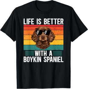 Boykin Spaniel Dog Boykin Spaniel Owner Boykin Spaniel Lover T-Shirt - T-Shirt | Black