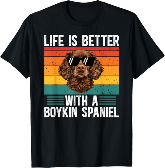 Boykin Spaniel Dog Boykin Spaniel Owner Boykin Spaniel Lover T-Shirt - T-Shirt | Black