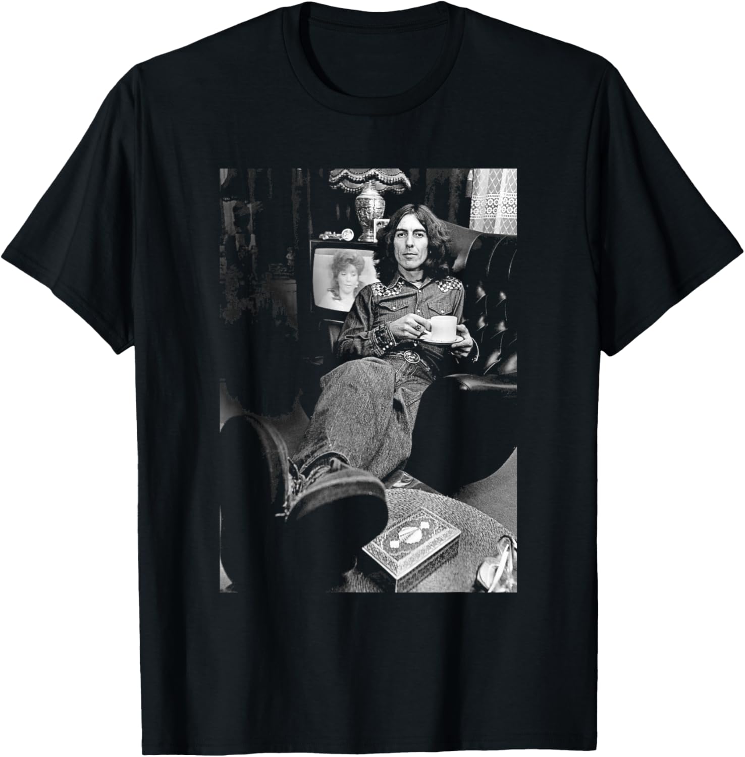 George Harrison The Beatles My Sweet Lord 1976 T-Shirt - T-Shirt | Black