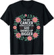 When Cancer Came God Showed Up Even Bigger T-Shirt - T-Shirt | Black