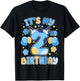 It’s My 2nd Birthday Two Boy Toddlers Dog Lovers Puppy Theme T-Shirt - T-Shirt | Black