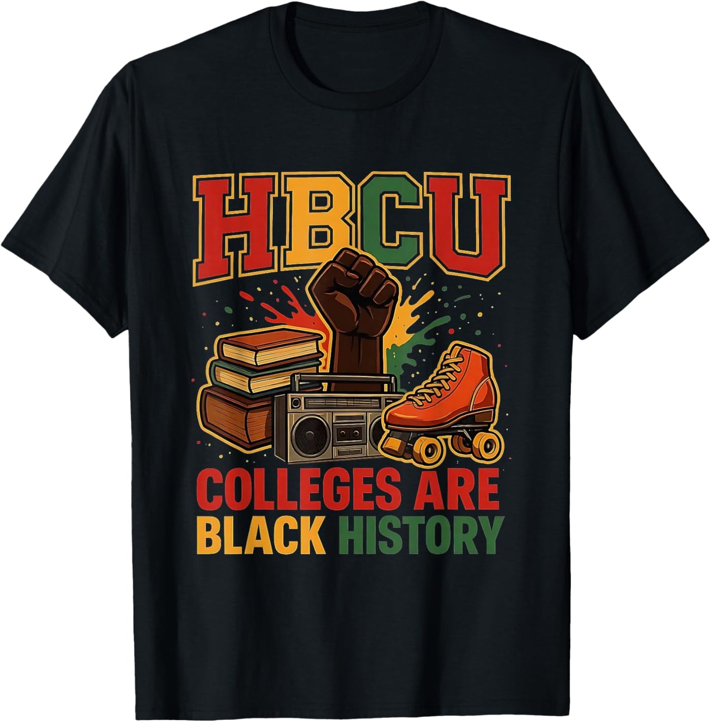 African American Students HBCU Colleges Black History T-Shirt - T-Shirt | Black