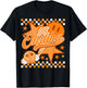 Team Onraka Checkered Retro School Spirit House Day T-Shirt - T-Shirt | Black