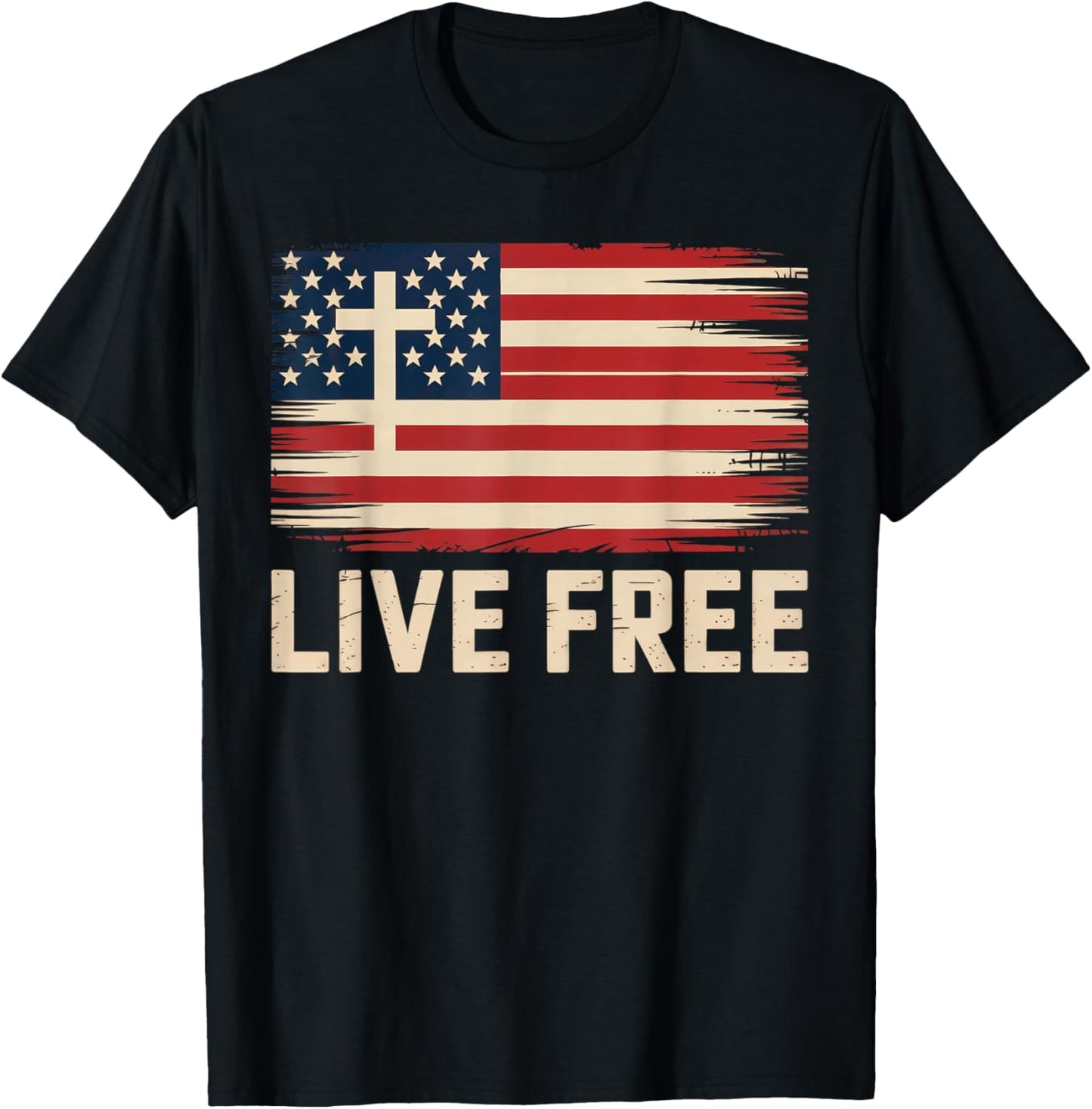 Live Free T-Shirt - T-Shirt | Black