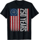 Flag Vintage 250 Years American 1776 2026 250th USA Birthday T-Shirt - T-Shirt | Black