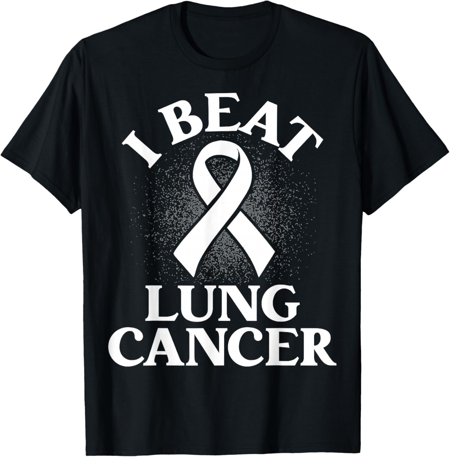 I Beat Lung Cancer T-Shirt - T-Shirt | Black