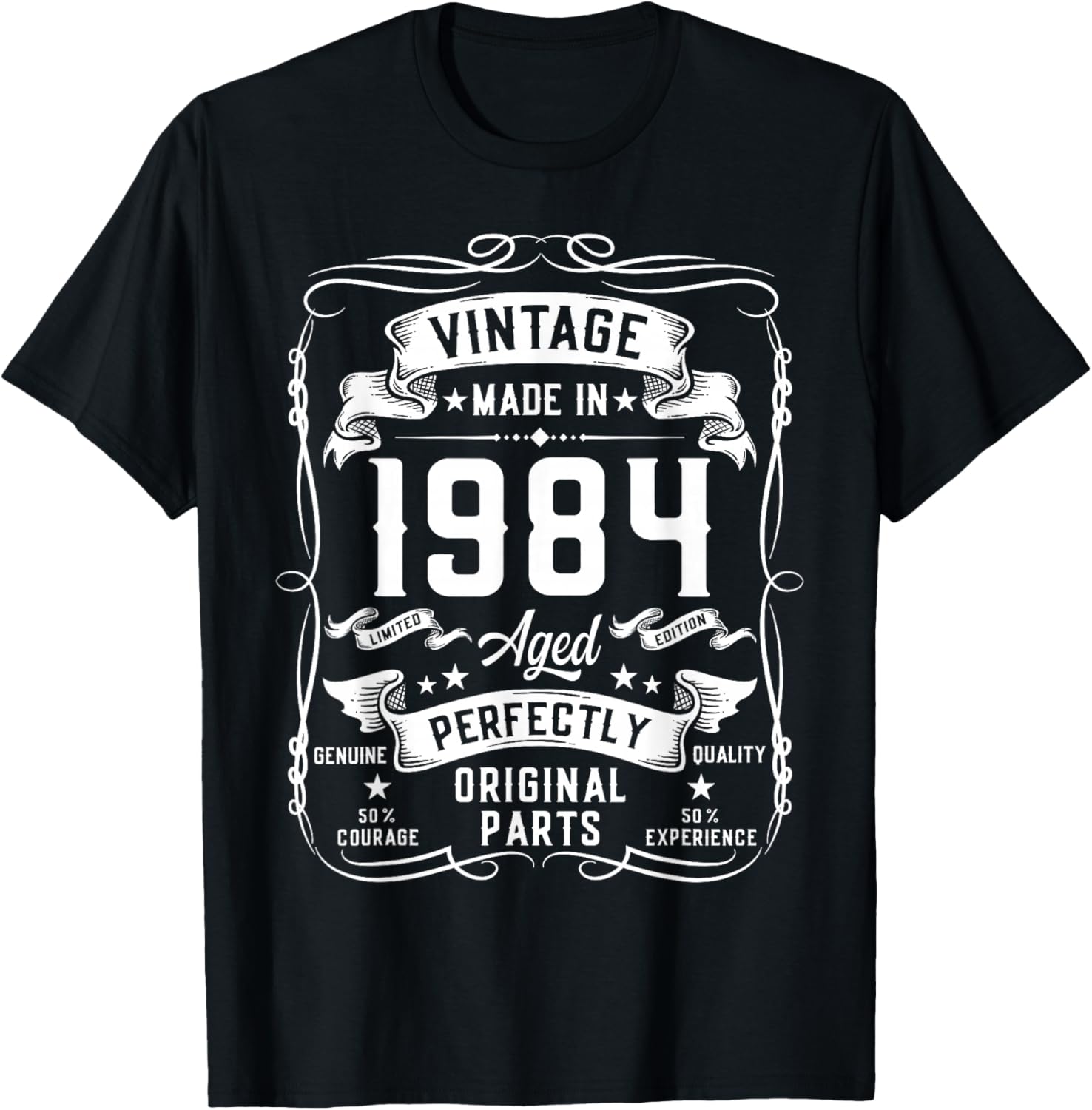 Vintage 1984 42yr 42nd Birthday Gifts 42 Years Old T-Shirt - T-Shirt | Black