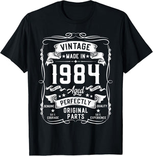 Vintage 1984 42yr 42nd Birthday Gifts 42 Years Old T-Shirt - T-Shirt | Black