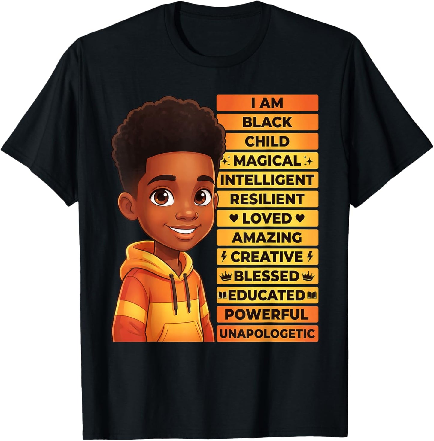 I'm Black History Month Shirt Boys Kids African American T-Shirt - T-Shirt | Black