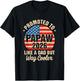 Promoted to Papaw Est 2026 Soon to Be New Grandad Us Flag T-Shirt - T-Shirt | Black