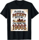 Please Be Patient I'm from The 1900s Vintage Western Humor T-Shirt - T-Shirt | Black