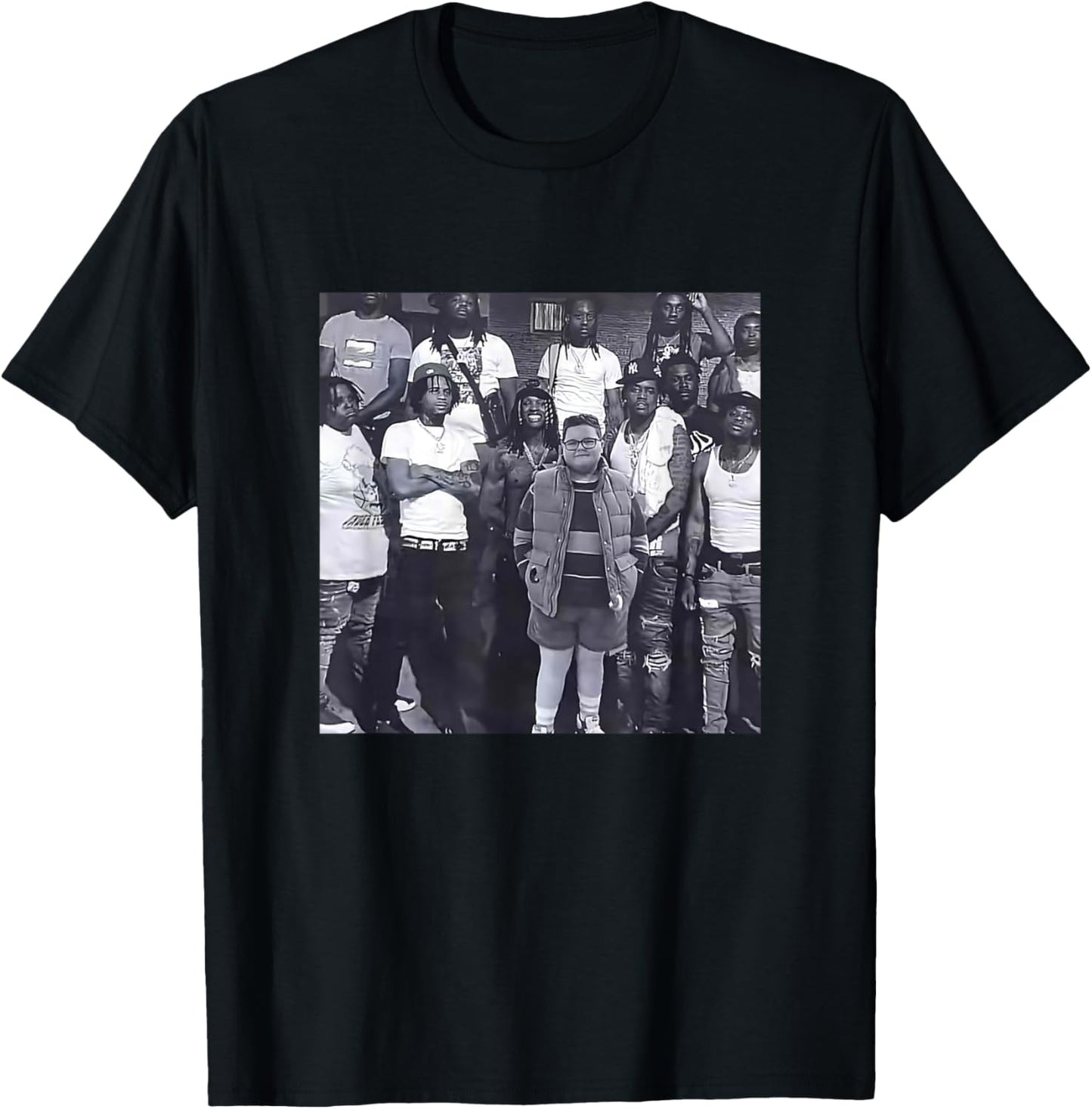Derek in Oblock Cool Kid in Big Crew Funny Urban Meme T-Shirt - T-Shirt | Black