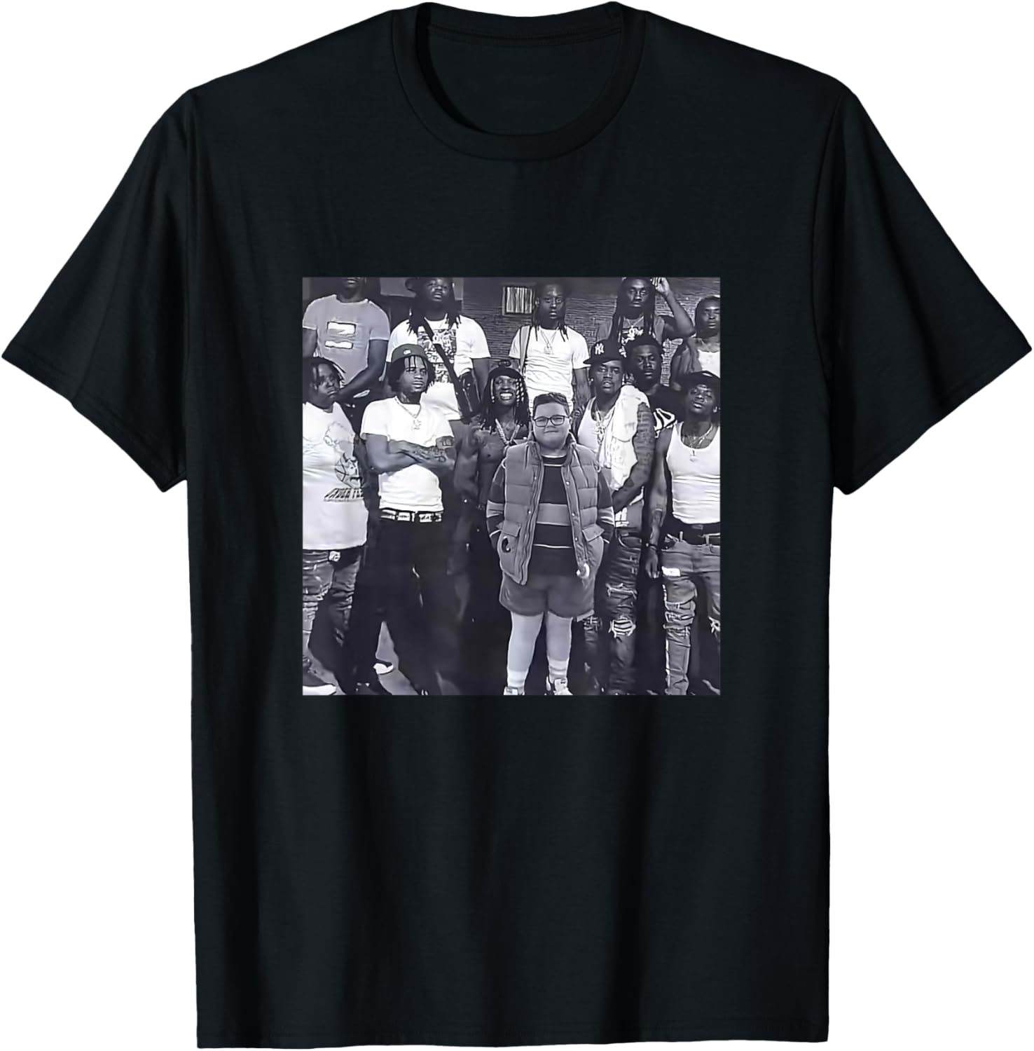 Derek in Oblock Cool Kid in Big Crew Funny Urban Meme T-Shirt - T-Shirt | Black