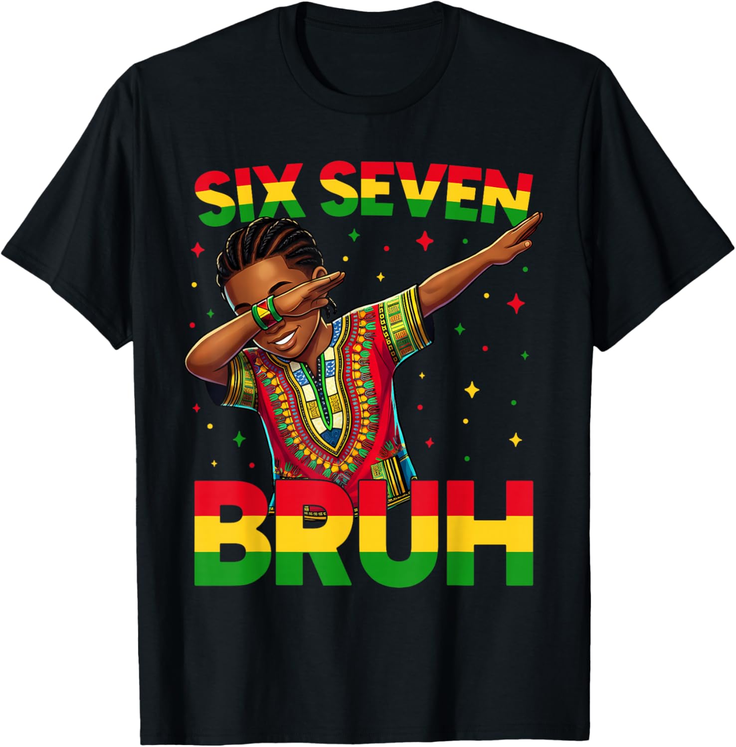 Bruh Dabbing Black History Month African 67 Meme Boys Kids T-Shirt - T-Shirt | Black