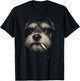 Dog Smoking Cigarette Funny Miniature Schnauzer Meme T-Shirt - T-Shirt | Black