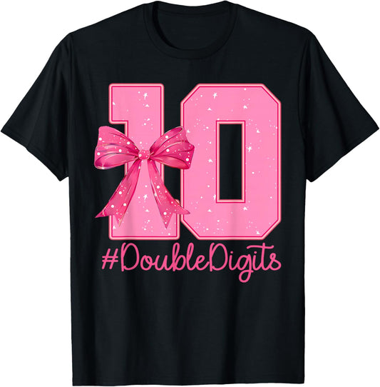 Pink Bow T-Shirt - T-Shirt | Black