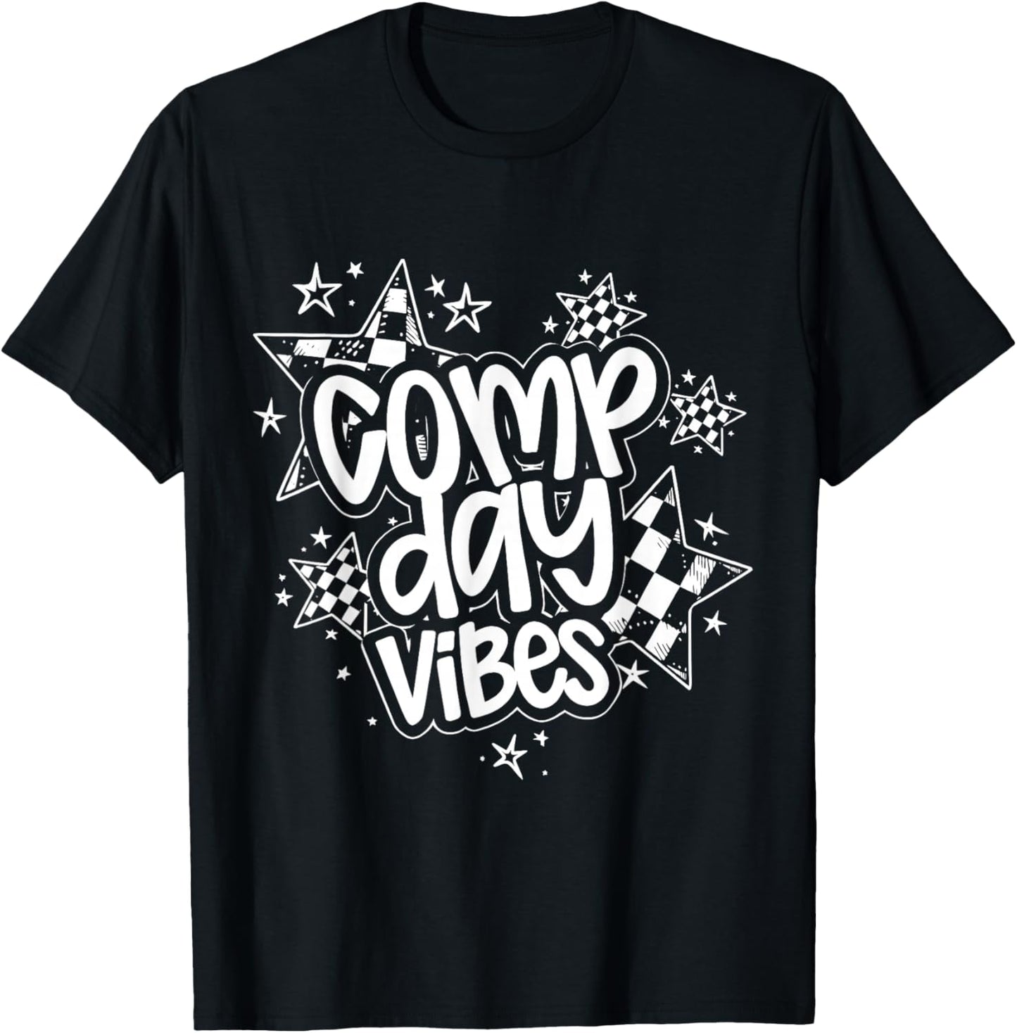 Comp Day Cheer Comp Season T-Shirt - T-Shirt | Black