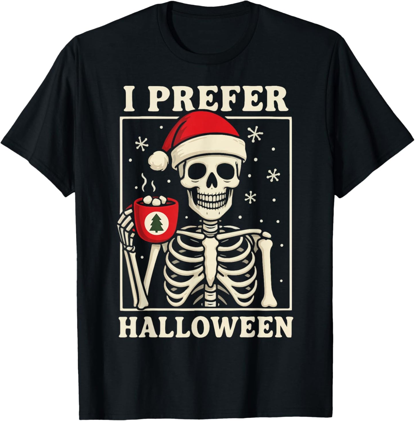 I Prefer Halloween T-Shirt - T-Shirt | Black