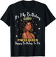 It's My Birthday Pisces Queen Women Girl Zodiac Sign T-Shirt - T-Shirt | Black