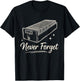 Never Forget Library Card Catalog Librarian Library Gifts T-Shirt - T-Shirt | Black