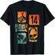 Level 14 Unlocked Gamer 14th Birthday Gaming Boys Girls T-Shirt - T-Shirt | Black