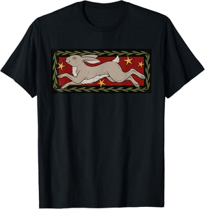 Watership Down Goblincore Therian Dark Academia Furry Art T-Shirt - T-Shirt | Black