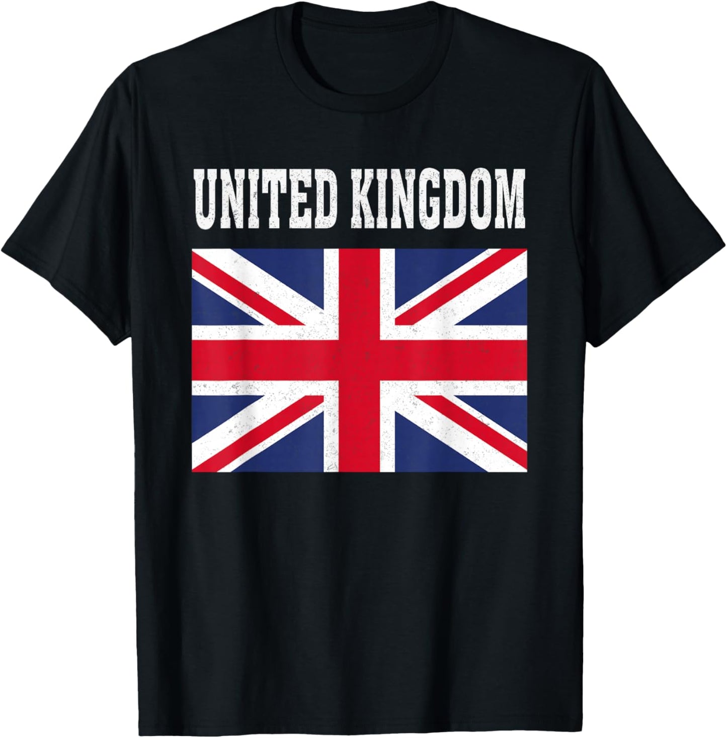 United Kingdom Flag Patriotic National Roots Souvenir T-Shirt - T-Shirt | Black