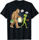 Bigfoot Alien Beer UFO Funny Futuristic Sasquatch Outdoor T-Shirt - T-Shirt | Black