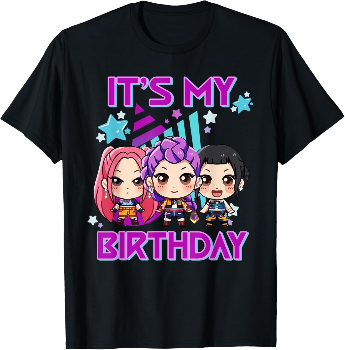 It's My Birthday K pop Kids Birthday Girls K-pop T-Shirt - T-Shirt | Black