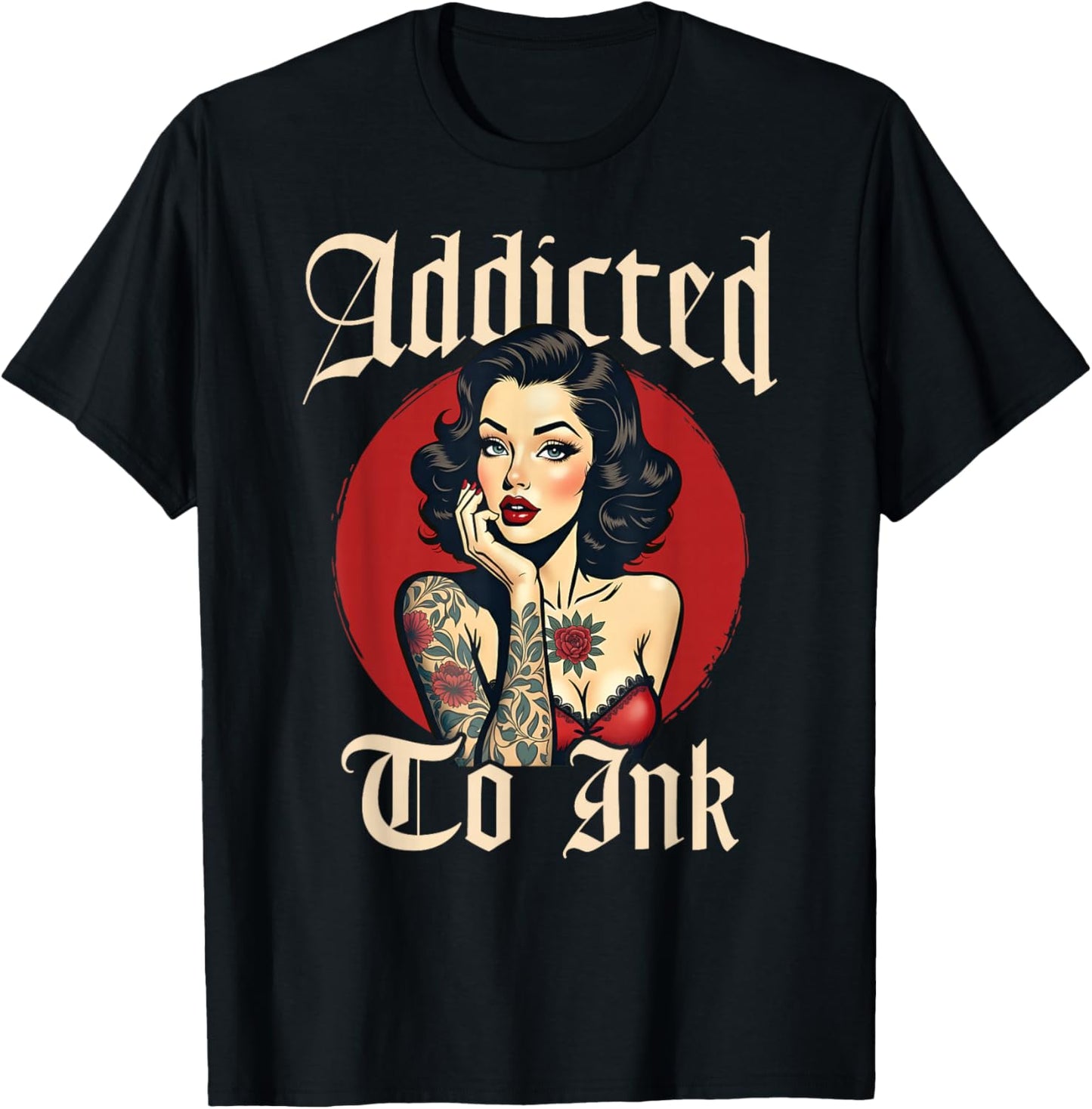 Addicted to Ink T-Shirt - T-Shirt | Black