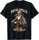 Outta Spells But Not Outta Shells Wizard Fantasy Meme T-Shirt - T-Shirt | Black