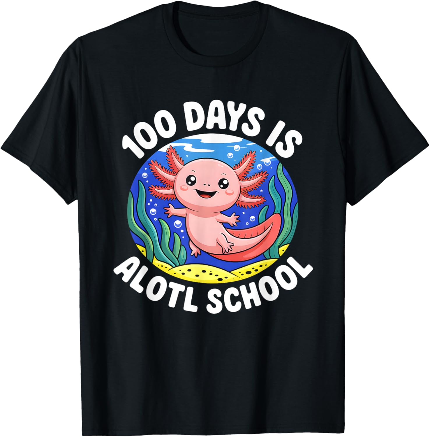 Axolotl Lover T-Shirt - T-Shirt | Black