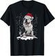 Dog Xmas Men Women Favorite English Bulldog Christmas T-Shirt - T-Shirt | Black