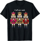 Y’All are Nuts Funny Cute Holiday Christmas Vibes Festive T-Shirt - T-Shirt | Black