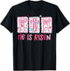 He is Risen Jesus Christian Happy Easter Women Kids Girls T-Shirt - T-Shirt | Black