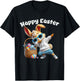 Dabbing Rabbit Happy Easter Day Eggs Dab Boys Kids Bunny T-Shirt - T-Shirt | Black