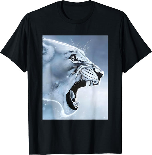 Funny Lion Monkey Meme brainrot Rage Bait Monkey T-Shirt - T-Shirt | Black