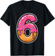 67 Halloween Costume Duo Matching Number 6 and 7 Outfit T-Shirt - T-Shirt | Black