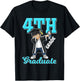 4th Grade Graduation 2026 Dabbing boy Class 26 Graduate T-Shirt - T-Shirt | Black