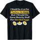 Vintage I Wouldn't Do A Lot for Turkey Or Ham Deviled Eggs T-Shirt - T-Shirt | Black