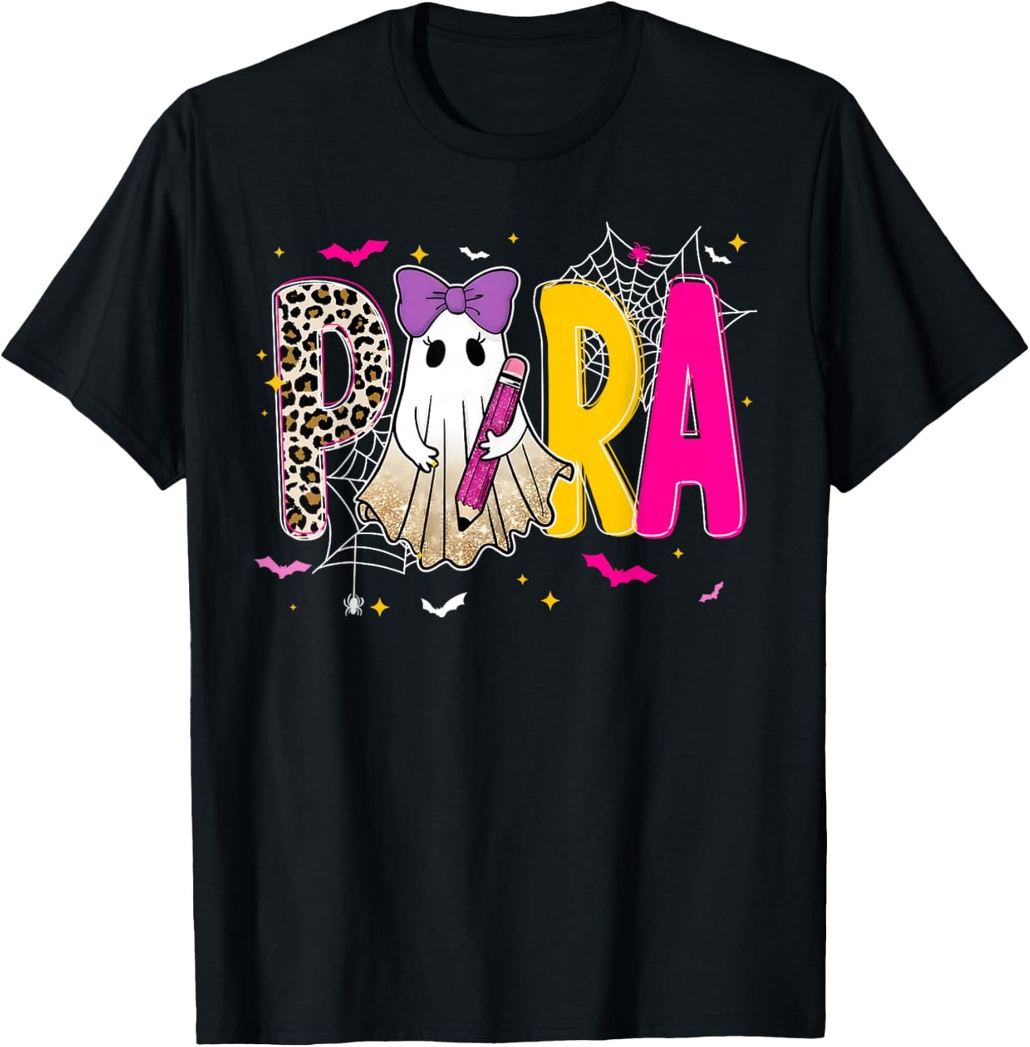 Spooky Halloween Teacher para Counselor SPED Preppy Boo Kids T-Shirt - T-Shirt | Black