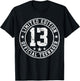 13th Bday Boys Official Teenager Limited Edition Birthday T-Shirt - T-Shirt | Black