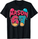 Six Seven Ice Cream Drip Sport 67 Fun Mason Meme T-Shirt - T-Shirt | Black