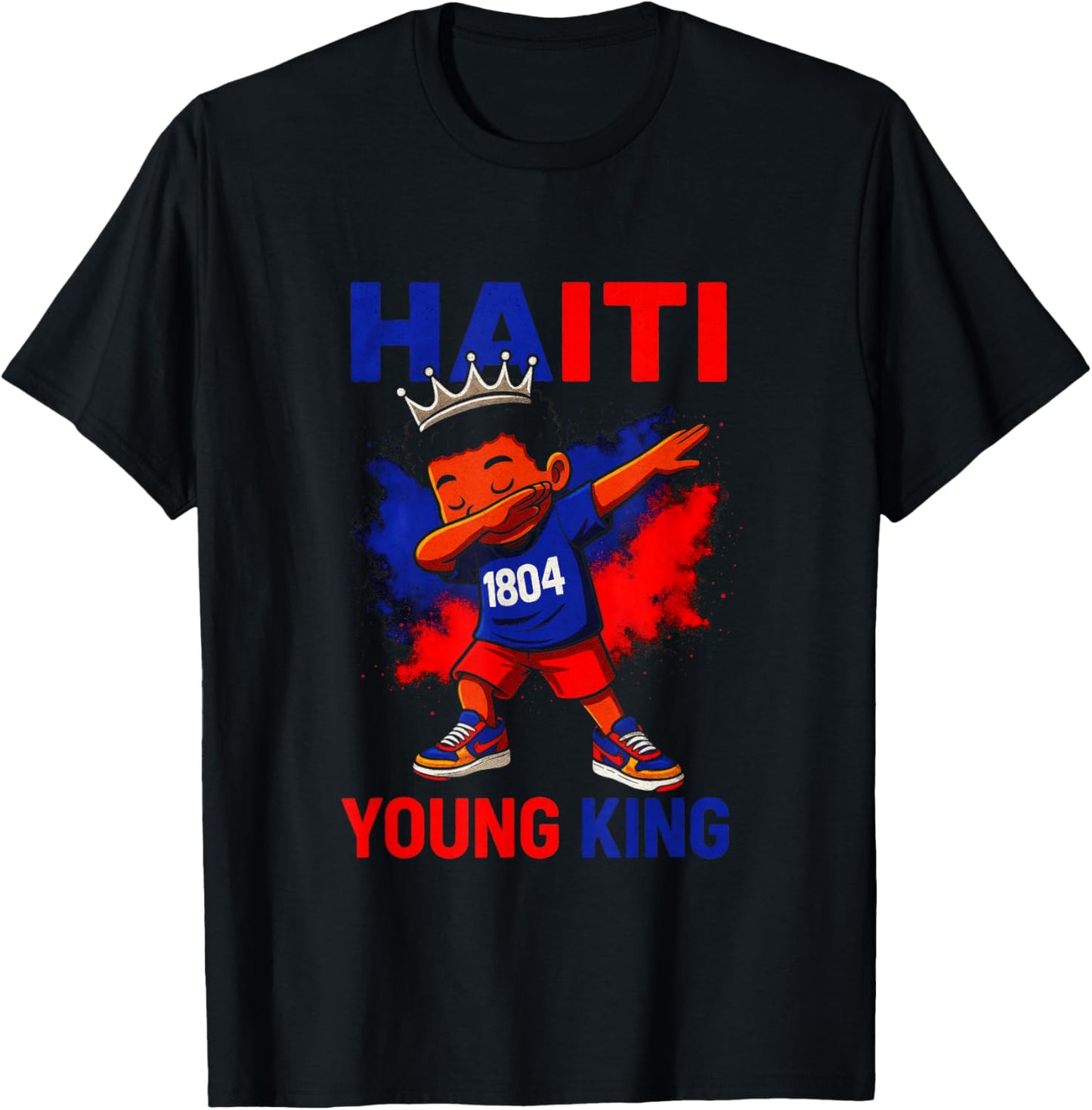 Haiti Young King - Haitian Independence Pride T-Shirt - T-Shirt | Black