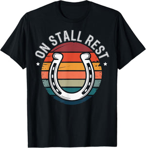 On Stall Rest T-Shirt - T-Shirt | Black