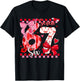 Valentine Coquette Bow Cute Six Seven 67 Meme Slang Girls T-Shirt - T-Shirt | Black