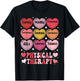 Physical Therapy Valentine's Day PT Therapist Hearts Candy T-Shirt - T-Shirt | Black