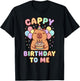 Capybara Birthday to Me Cappy Birthday T-Shirt - T-Shirt | Black